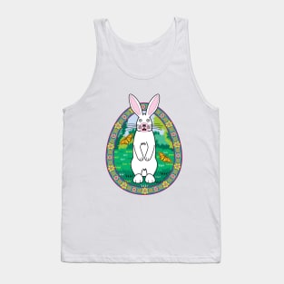 Nimble Alert White Rabbit Tank Top